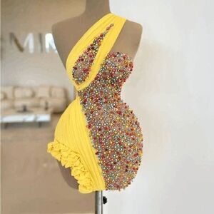 Minna Fashion Lennox beaded party cocktail dress Sz L (14) birthday!